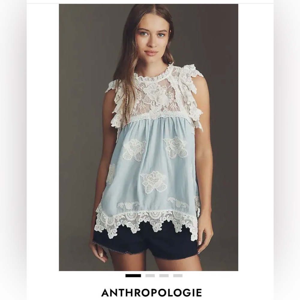 Lace Aplique swing top